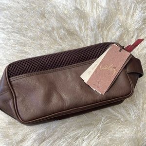 Vélez real leather travel bag. NWT! Cafe brown!